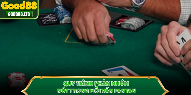 Quy trình phân nhóm nút trong mỗi ván Fantan